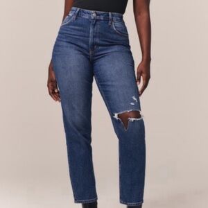 Abercrombie Curve Love High Rise Mom Jeans 8S
